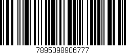 Código de barras (EAN, GTIN, SKU, ISBN): '7895098906777'