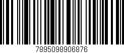 Código de barras (EAN, GTIN, SKU, ISBN): '7895098906876'