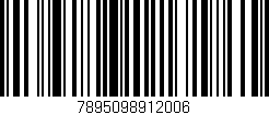 Código de barras (EAN, GTIN, SKU, ISBN): '7895098912006'
