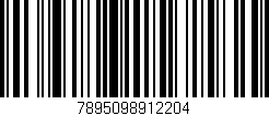 Código de barras (EAN, GTIN, SKU, ISBN): '7895098912204'