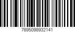 Código de barras (EAN, GTIN, SKU, ISBN): '7895098932141'