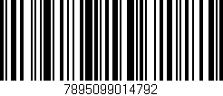 Código de barras (EAN, GTIN, SKU, ISBN): '7895099014792'