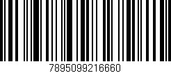 Código de barras (EAN, GTIN, SKU, ISBN): '7895099216660'
