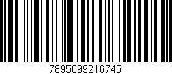 Código de barras (EAN, GTIN, SKU, ISBN): '7895099216745'