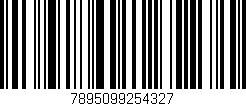 Código de barras (EAN, GTIN, SKU, ISBN): '7895099254327'