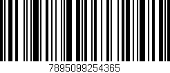 Código de barras (EAN, GTIN, SKU, ISBN): '7895099254365'