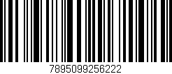 Código de barras (EAN, GTIN, SKU, ISBN): '7895099256222'
