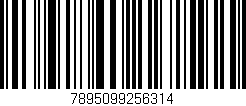 Código de barras (EAN, GTIN, SKU, ISBN): '7895099256314'