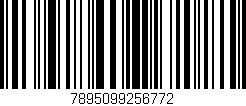 Código de barras (EAN, GTIN, SKU, ISBN): '7895099256772'