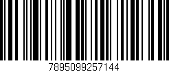 Código de barras (EAN, GTIN, SKU, ISBN): '7895099257144'