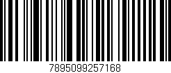 Código de barras (EAN, GTIN, SKU, ISBN): '7895099257168'