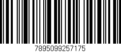 Código de barras (EAN, GTIN, SKU, ISBN): '7895099257175'