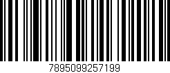 Código de barras (EAN, GTIN, SKU, ISBN): '7895099257199'