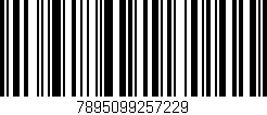 Código de barras (EAN, GTIN, SKU, ISBN): '7895099257229'