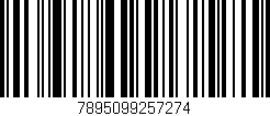 Código de barras (EAN, GTIN, SKU, ISBN): '7895099257274'