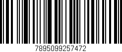 Código de barras (EAN, GTIN, SKU, ISBN): '7895099257472'