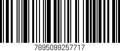 Código de barras (EAN, GTIN, SKU, ISBN): '7895099257717'