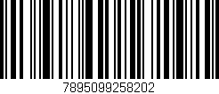 Código de barras (EAN, GTIN, SKU, ISBN): '7895099258202'
