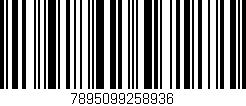 Código de barras (EAN, GTIN, SKU, ISBN): '7895099258936'