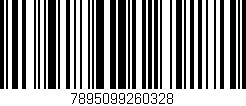 Código de barras (EAN, GTIN, SKU, ISBN): '7895099260328'