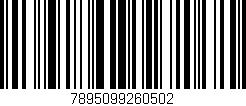 Código de barras (EAN, GTIN, SKU, ISBN): '7895099260502'