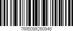 Código de barras (EAN, GTIN, SKU, ISBN): '7895099260946'
