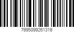 Código de barras (EAN, GTIN, SKU, ISBN): '7895099261318'