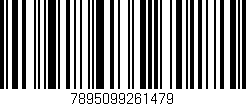 Código de barras (EAN, GTIN, SKU, ISBN): '7895099261479'