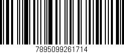 Código de barras (EAN, GTIN, SKU, ISBN): '7895099261714'
