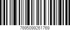 Código de barras (EAN, GTIN, SKU, ISBN): '7895099261769'