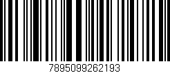 Código de barras (EAN, GTIN, SKU, ISBN): '7895099262193'