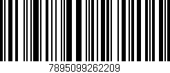 Código de barras (EAN, GTIN, SKU, ISBN): '7895099262209'