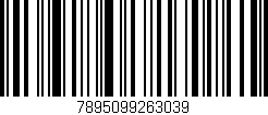 Código de barras (EAN, GTIN, SKU, ISBN): '7895099263039'