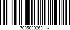 Código de barras (EAN, GTIN, SKU, ISBN): '7895099263114'