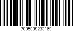 Código de barras (EAN, GTIN, SKU, ISBN): '7895099263169'
