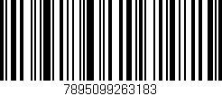 Código de barras (EAN, GTIN, SKU, ISBN): '7895099263183'