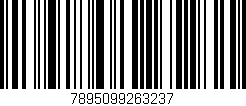 Código de barras (EAN, GTIN, SKU, ISBN): '7895099263237'