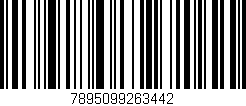 Código de barras (EAN, GTIN, SKU, ISBN): '7895099263442'