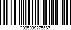 Código de barras (EAN, GTIN, SKU, ISBN): '7895099275667'