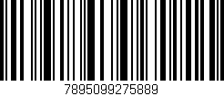 Código de barras (EAN, GTIN, SKU, ISBN): '7895099275889'