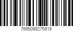 Código de barras (EAN, GTIN, SKU, ISBN): '7895099275919'