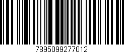 Código de barras (EAN, GTIN, SKU, ISBN): '7895099277012'