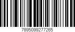Código de barras (EAN, GTIN, SKU, ISBN): '7895099277265'