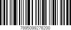 Código de barras (EAN, GTIN, SKU, ISBN): '7895099278200'