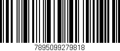 Código de barras (EAN, GTIN, SKU, ISBN): '7895099279818'
