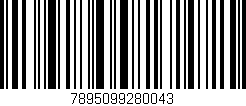 Código de barras (EAN, GTIN, SKU, ISBN): '7895099280043'
