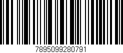 Código de barras (EAN, GTIN, SKU, ISBN): '7895099280791'