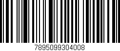 Código de barras (EAN, GTIN, SKU, ISBN): '7895099304008'