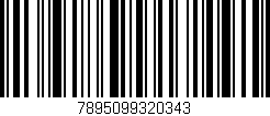 Código de barras (EAN, GTIN, SKU, ISBN): '7895099320343'