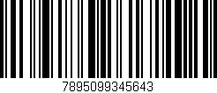 Código de barras (EAN, GTIN, SKU, ISBN): '7895099345643'